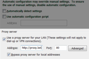 Windows Proxy Serverの設定と利用方法