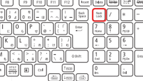 NumLock(ナムロック)のON/OFF | 【JEMTC】パソコンレッスン動画 ...