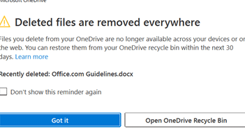 OneDrive」からファイルを削除するとどうなる？ ダイアログを刷新して ...