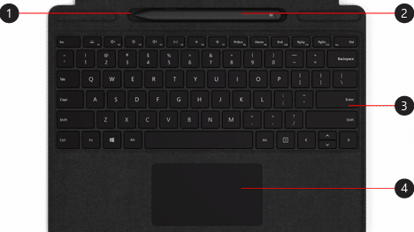 Surface Pro X Signature キーボードを使用する - Microsoft サポート