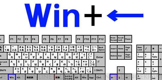Windowsキー＋矢印キーでウィンドウの大きさや場所を変えよう！ - 電撃 ...