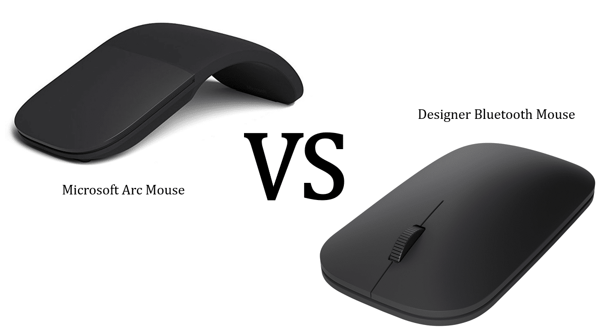 Microsoft 製「Arc Mouse」と「Designer Bluetooth Mouse」を徹底比較！