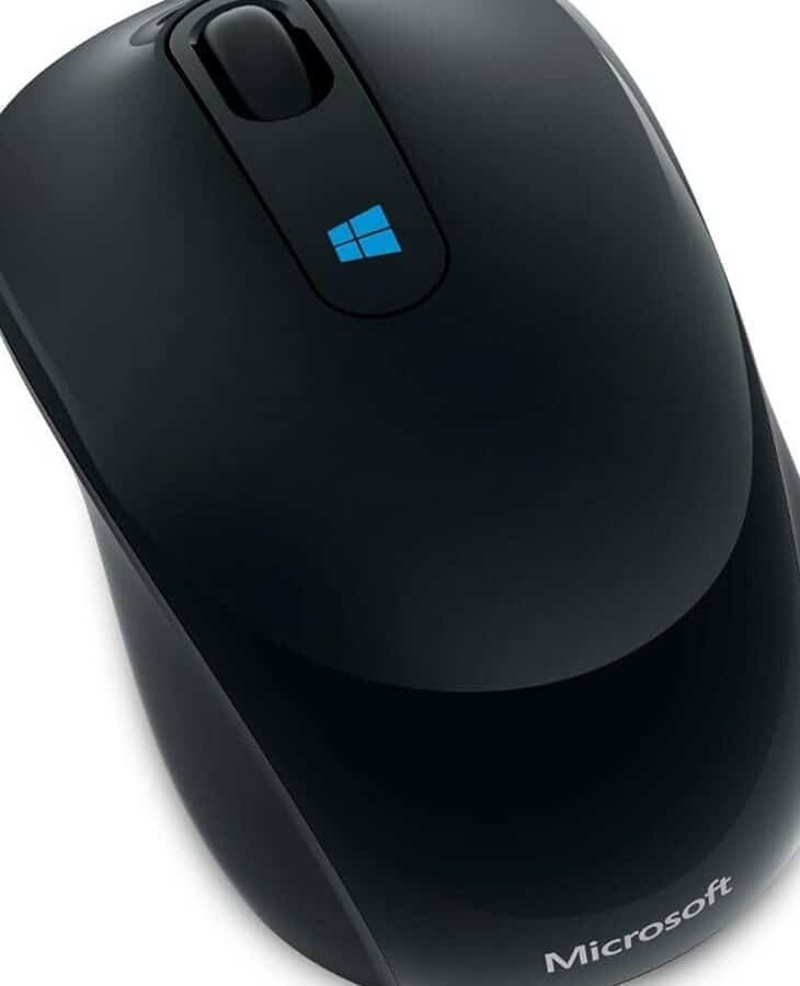 マイクロソフト マウス ワイヤレス/小型 ブラック Sculpt Mobile Mouse 43U-00037